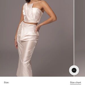 JLUXLABEL Gala top & reception skirt